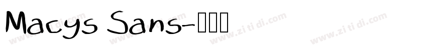 Macys Sans字体转换